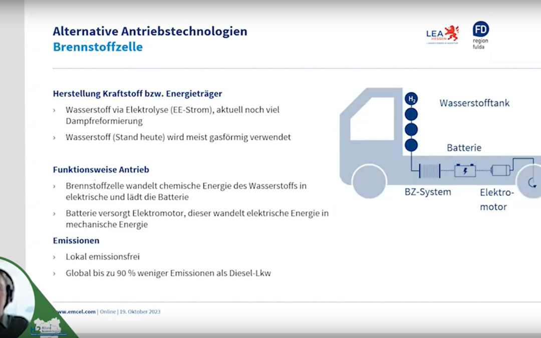 H2AS-Vortragsreihe: „HyWheels-Hessenflotte: Aufbau einer H2-basierten Logistik“